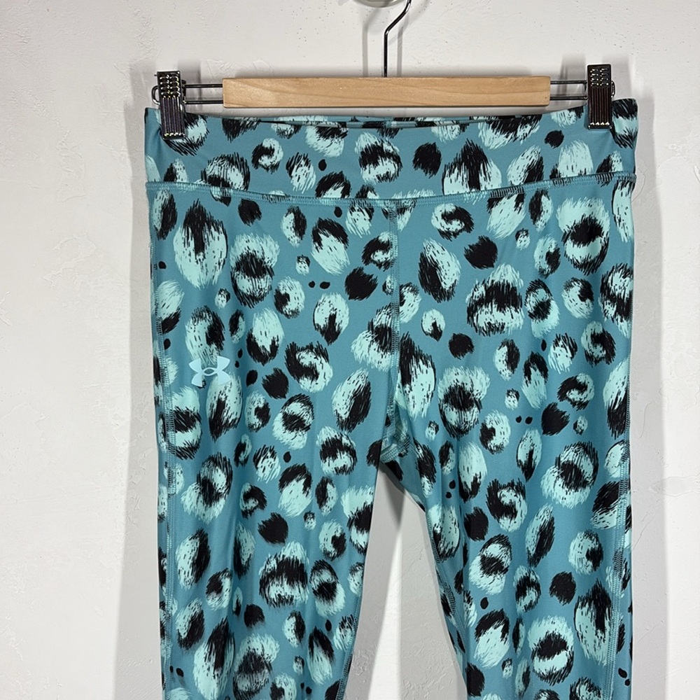 Under Armour blue abstract animal leggings size large - Picture 2 of 9